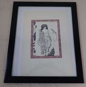 Lysistrata Woodcut Print