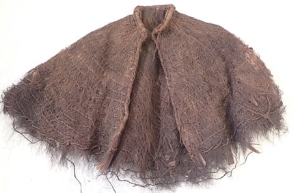 Chinese Horse Hair & Palm A Suoyi Raincoat
