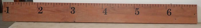 Large Wooden Ruler