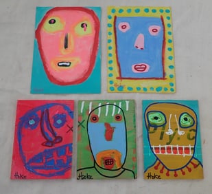 Robert Bob Hoke Outsider Art Paintings