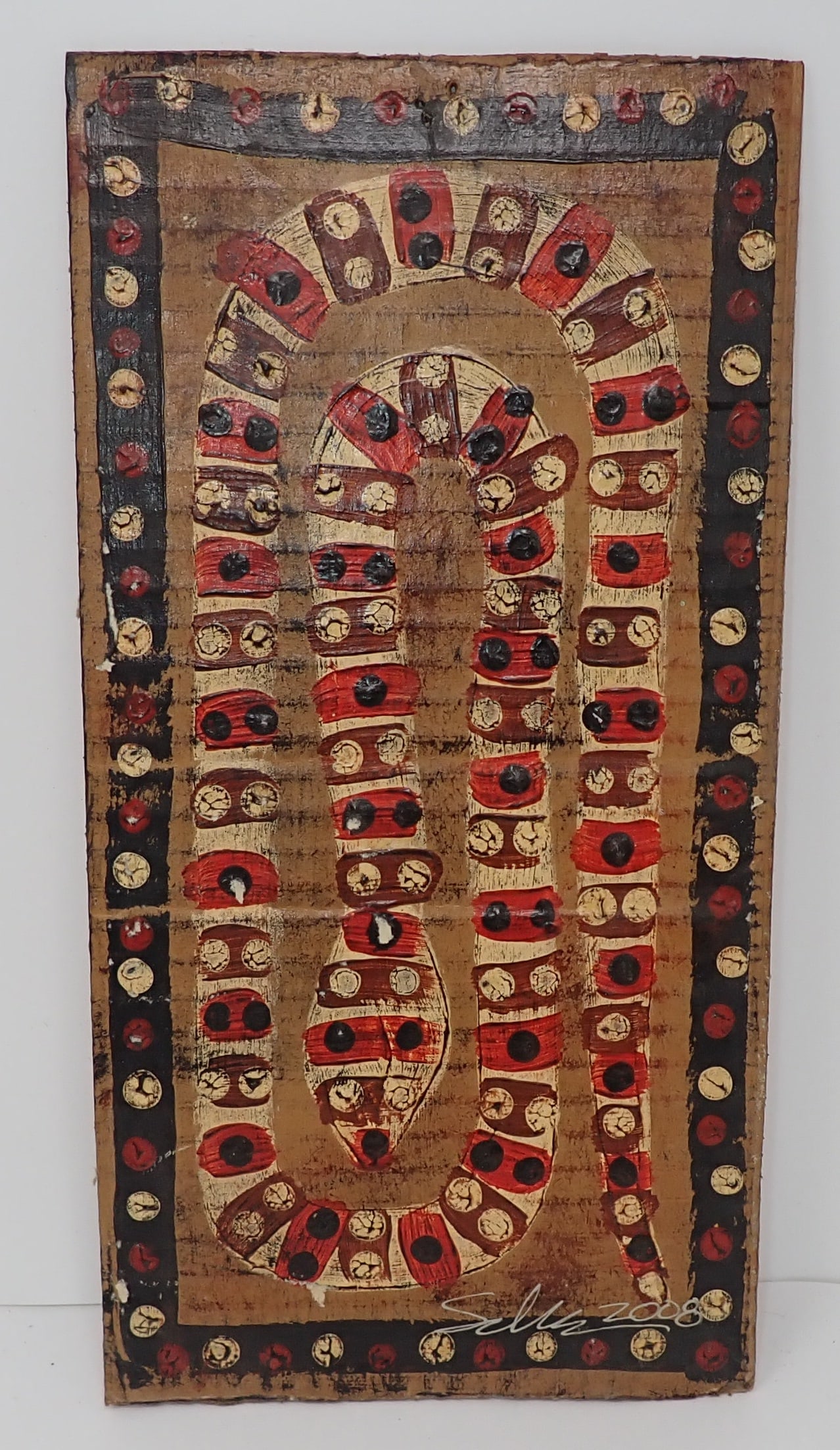 2008 Bart Schultz Leftover Snake Acrylic (1 of 3)