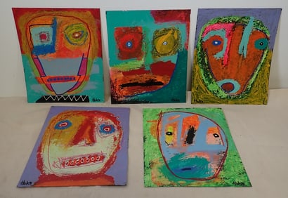 Robert Bob Hoke Outsider Art Paintings