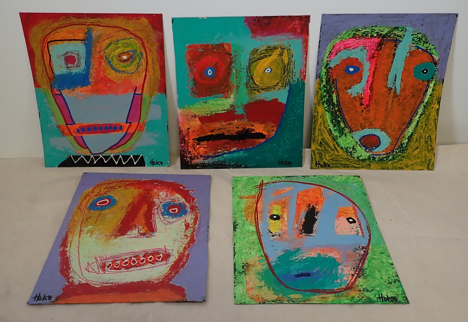 Robert Bob Hoke Outsider Art Paintings (1 of 8)