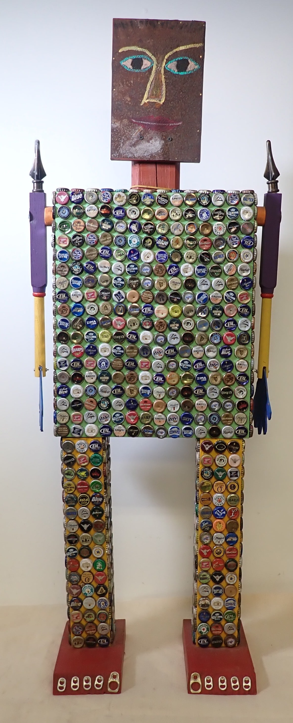 Abstract Bottle Cap Man attr Billy Fred Hellams (1 of 9)