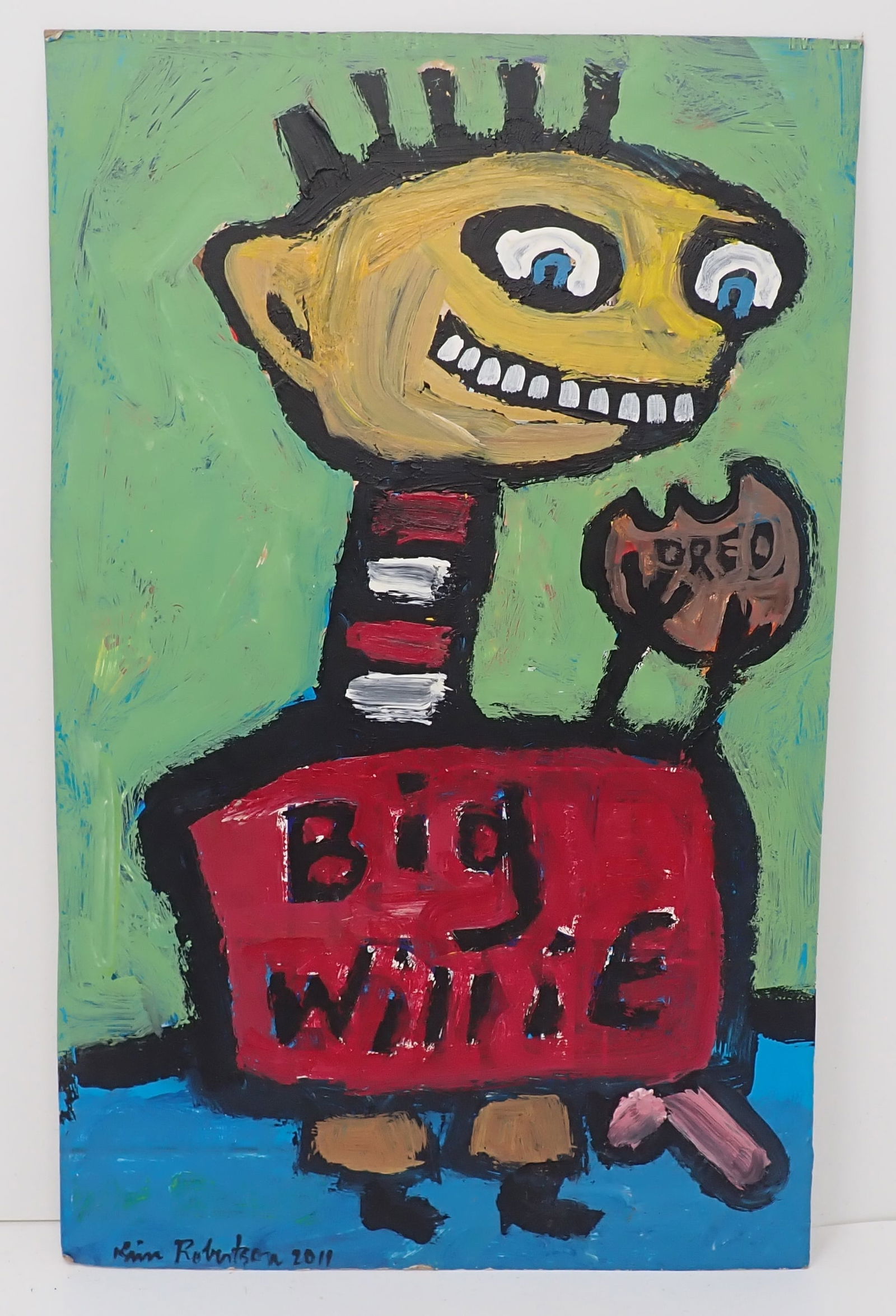 Kim Robertson Big Willie Acrylic Painting (1 of 4)