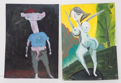 Kim Robertson Adult Acrylics on Rag Board