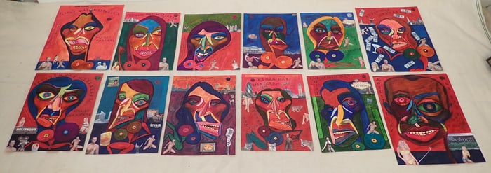 Dion Hitchings Tiger Woods 12 Days of Mistresses Outsider Art