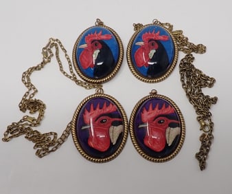 Rooster Pendants & Chains