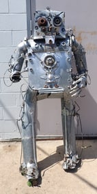 Outsider Art Robot Sculpture