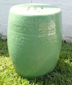 Pottery Garden Stool