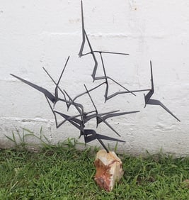 1971 Curtis Jere Iron Bird Sculpture