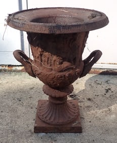 Cast Iron Urn