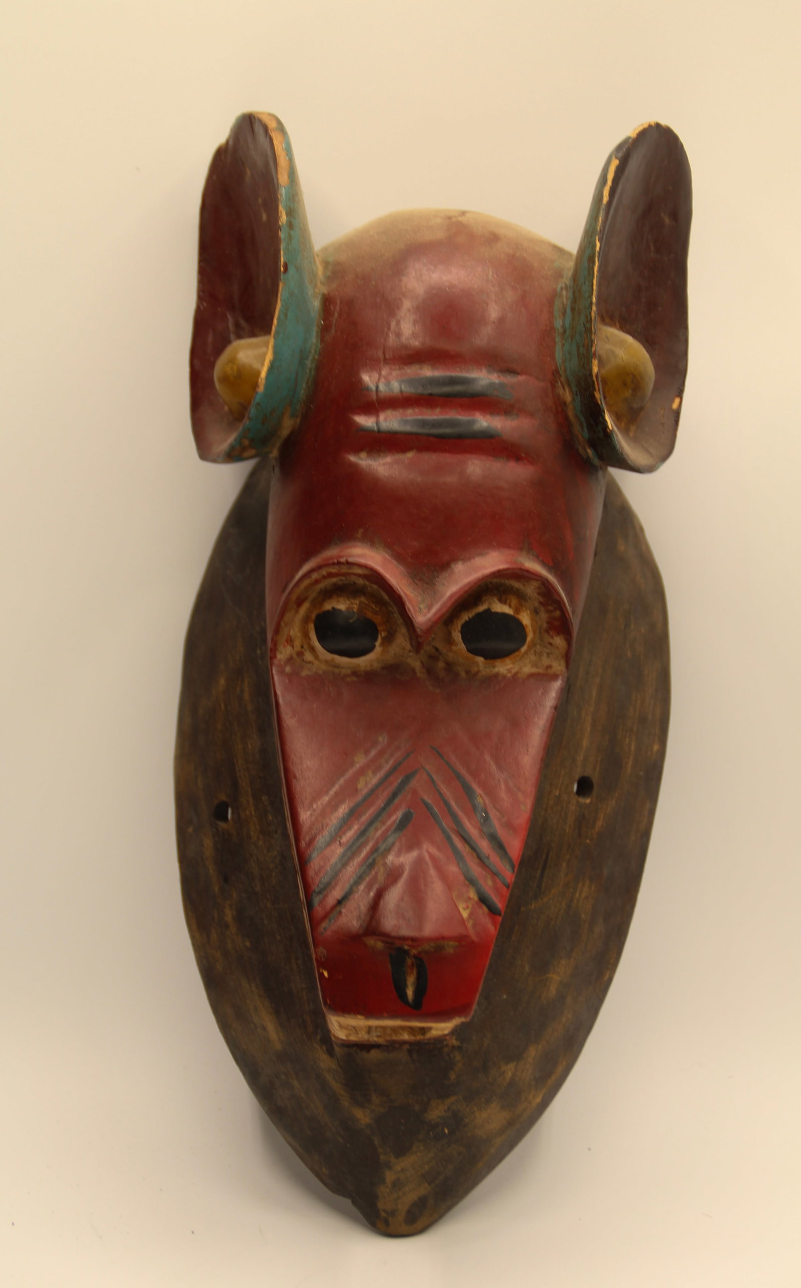 Rat Mask Dogon Culture: Apprx 5 3/4" x 12". Shipping available