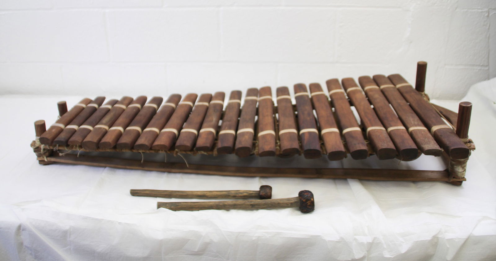 African Xylophone: Apprx 19 3/4" x 45". No in house shipping