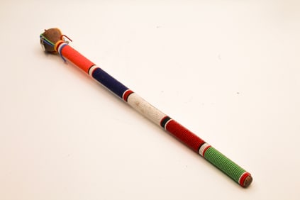 African Beaded Medicine Stick