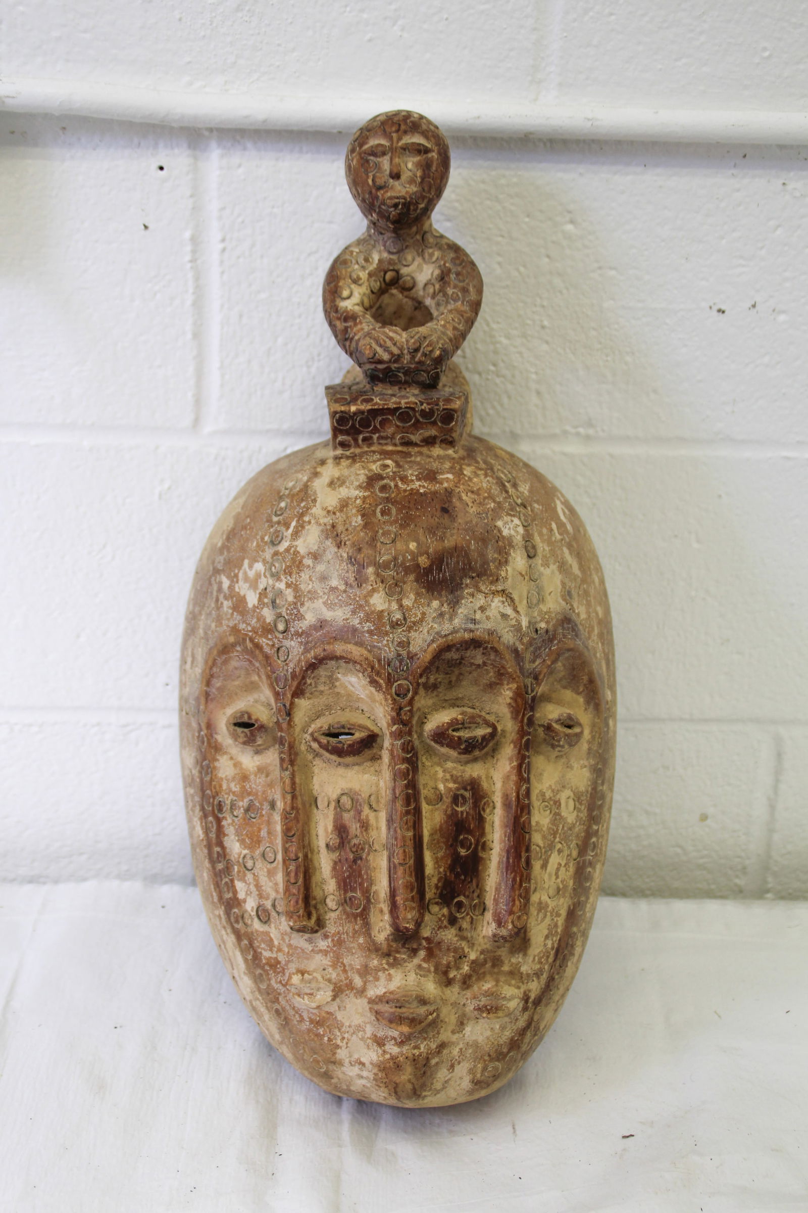 Double Head Lega African Mask (1 of 3)