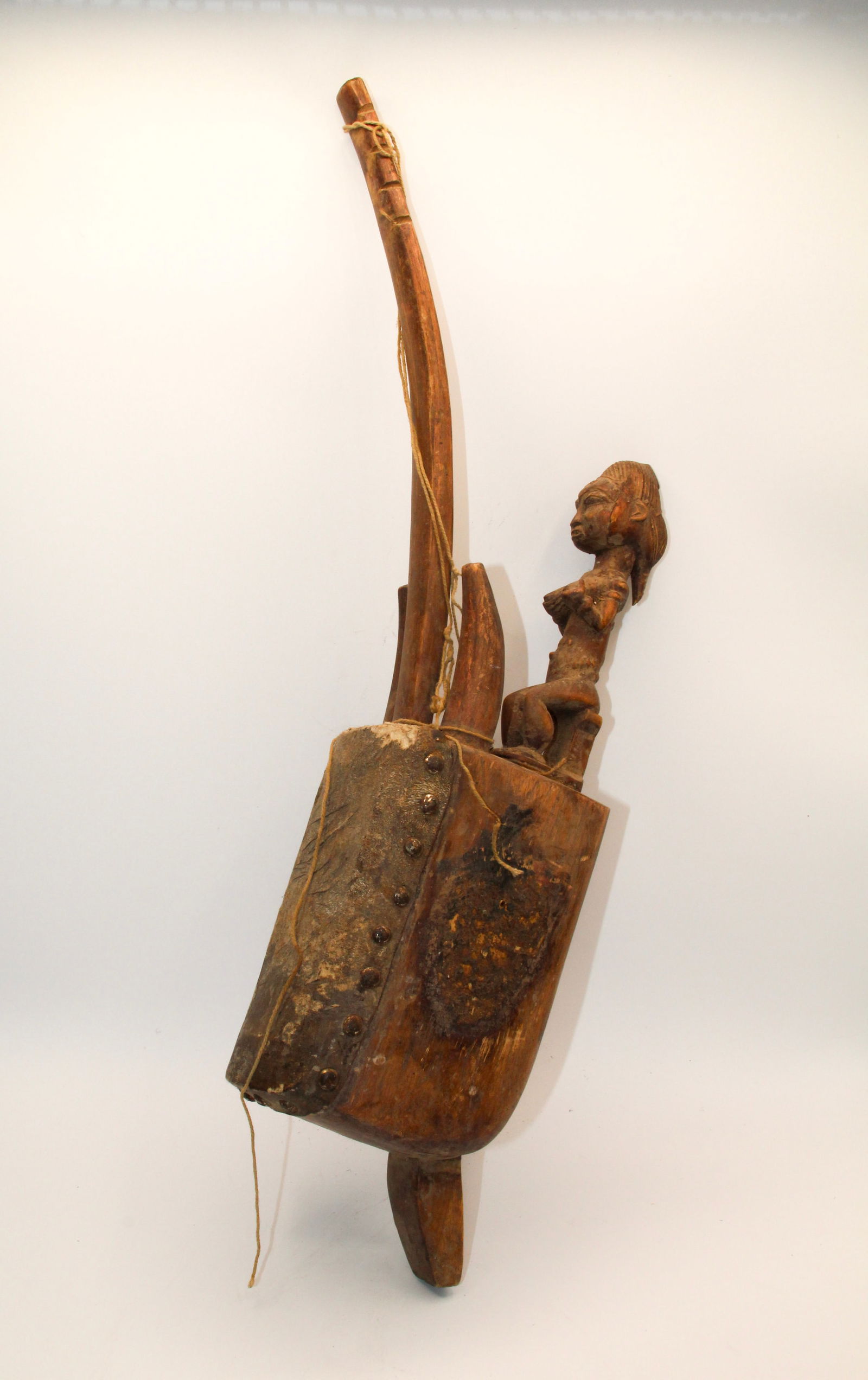 Wood Carved African Musical Instrument (1 of 2)