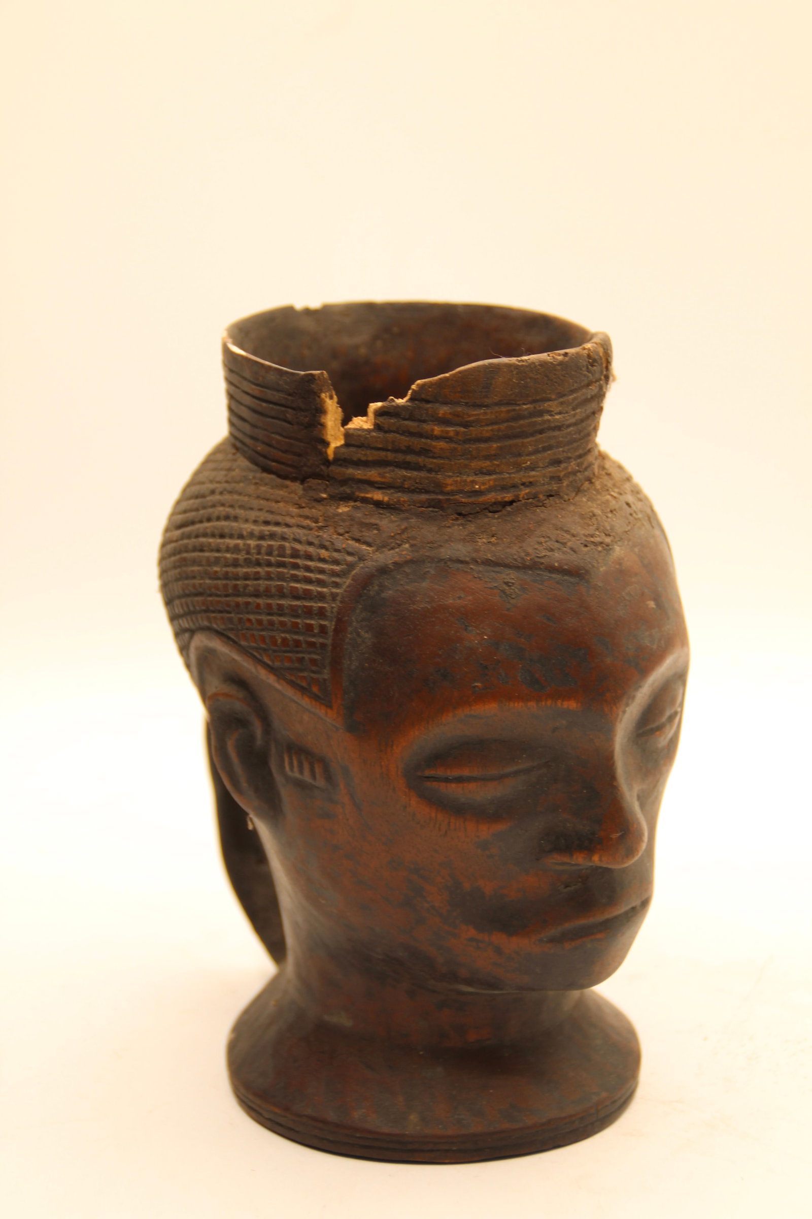 African Kuba Cup: Approx 7" tall. Shipping available