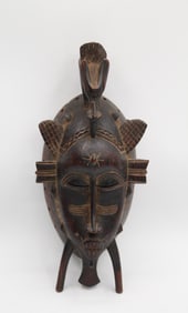 Kpelye Ebony Mask