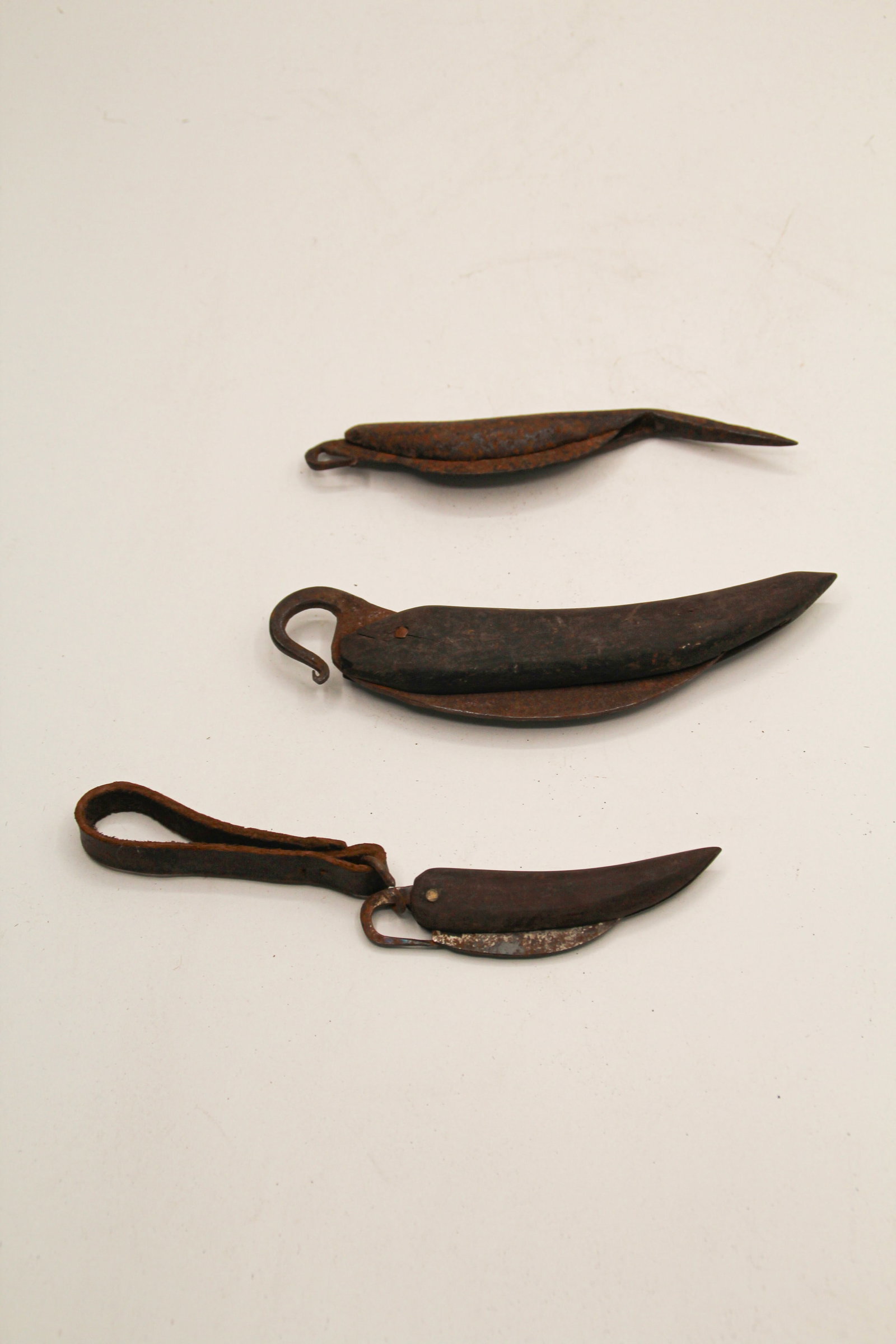 Primitive Folding Knives: Longest is apprx 6 1/4". Shipping available