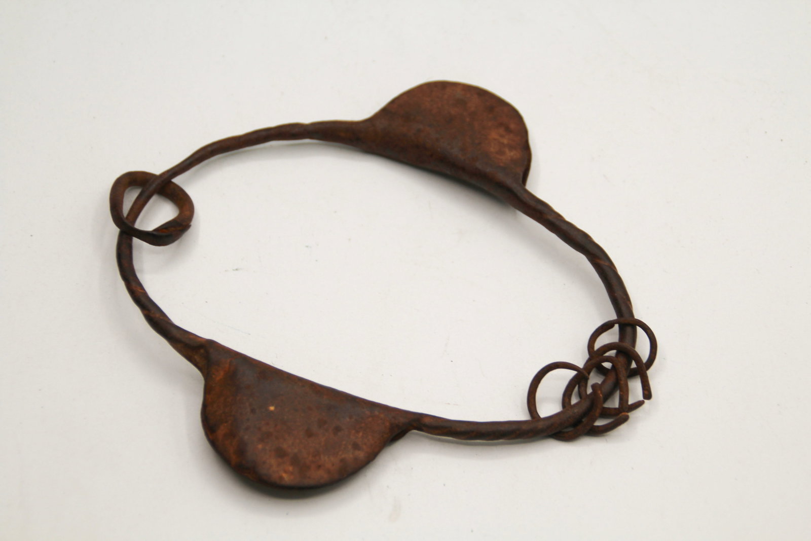 African Iron Bell Ankle Dance Bracelet: Apprx 5 1/2" x 5 1/2". Shipping available