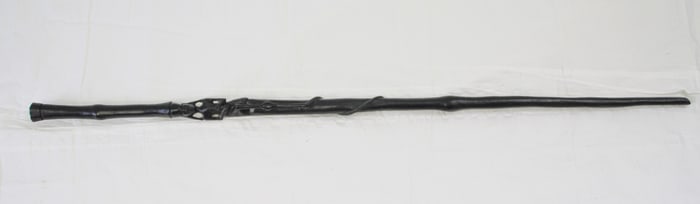 Congo Figure w/ Snake Walking Stick