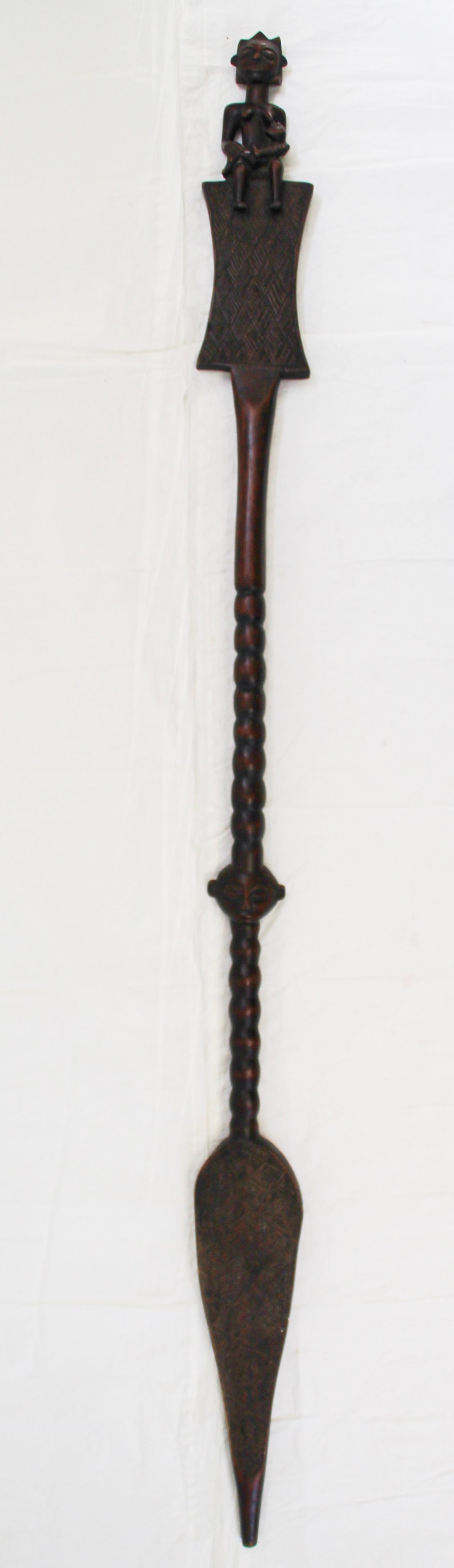 Bobo Tribe Wedding Spear: Approx 4 1/2" x 61". Shipping available($25 handling charge, plus postage)