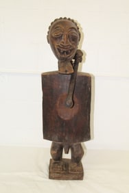 Lulua Figural Congo Drum