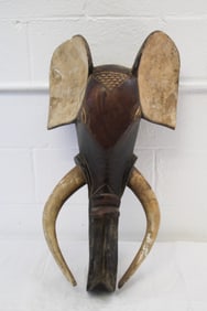 Large Guro Tribe Elephant Mask