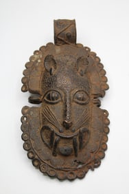 African Tribal Art Benin Bronze Leopard