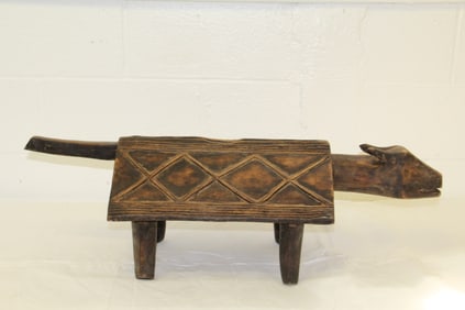 Senoufo Ivory Coast Animal Drum