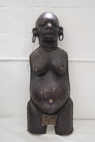 Makonde People Pregnant Figure Southwest Tanzania