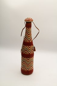 Leather Woven Glass Decanter