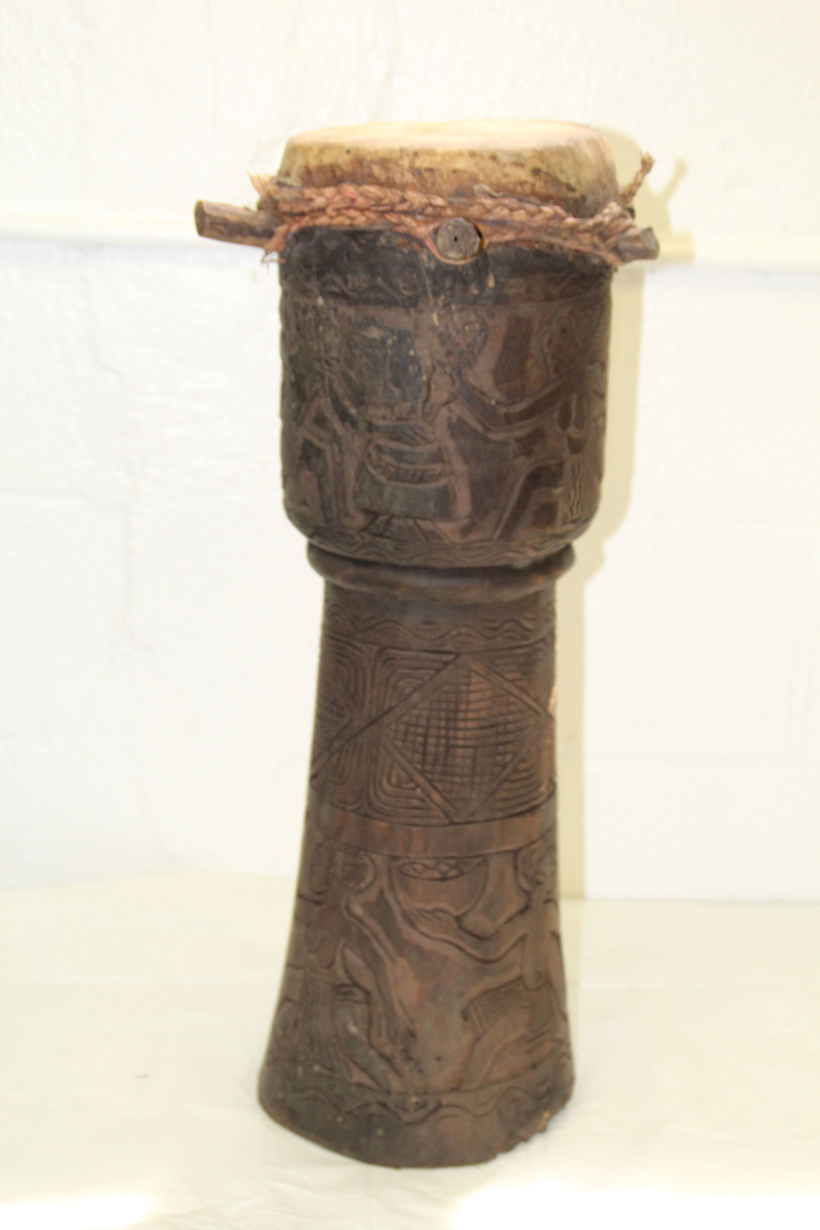 Bamileke Drum Cameroon Africa (1 of 3)