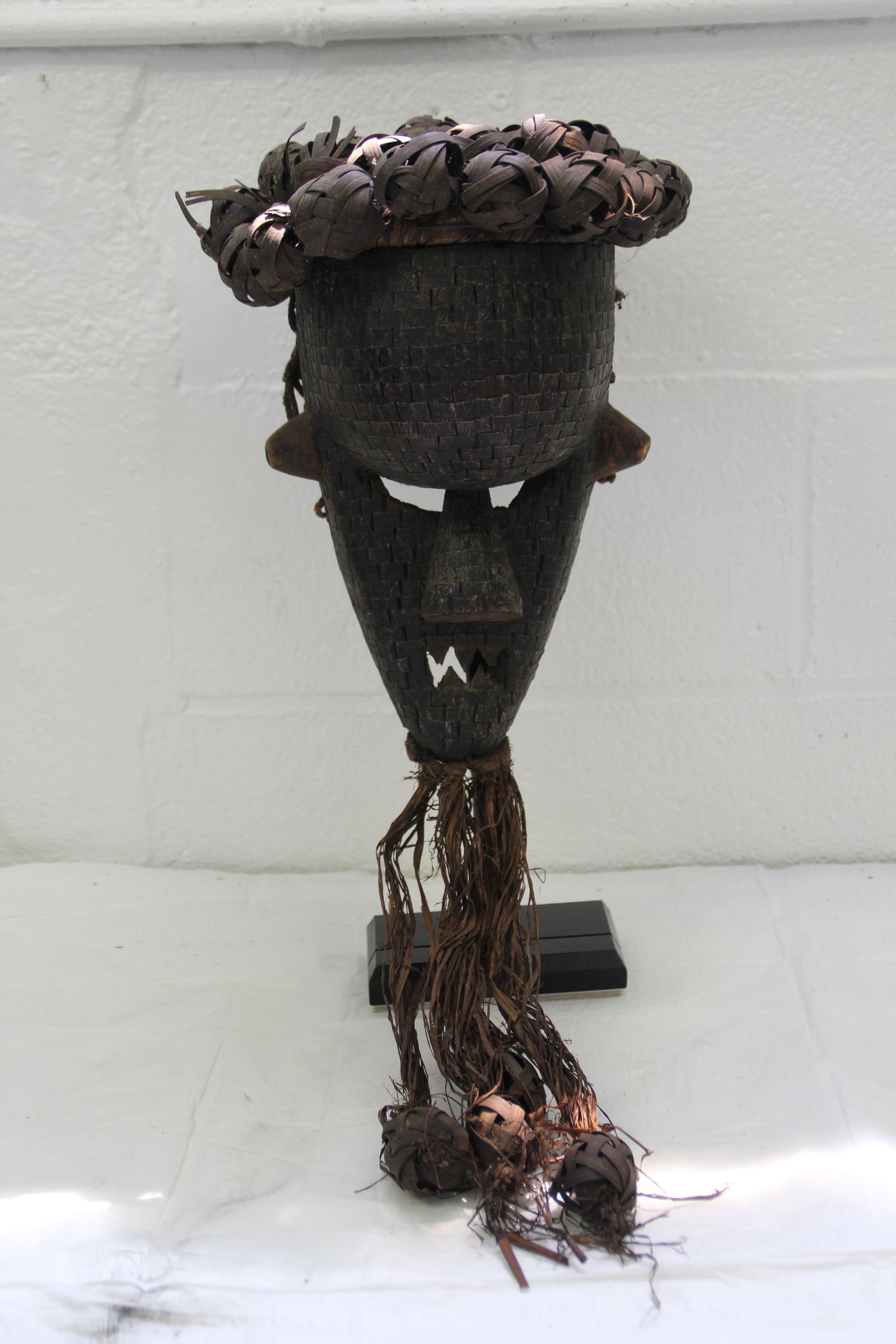 Salampasu Tribe Wood & Woven Copper Mask (1 of 4)