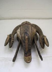 Baule People Ram Head Mask