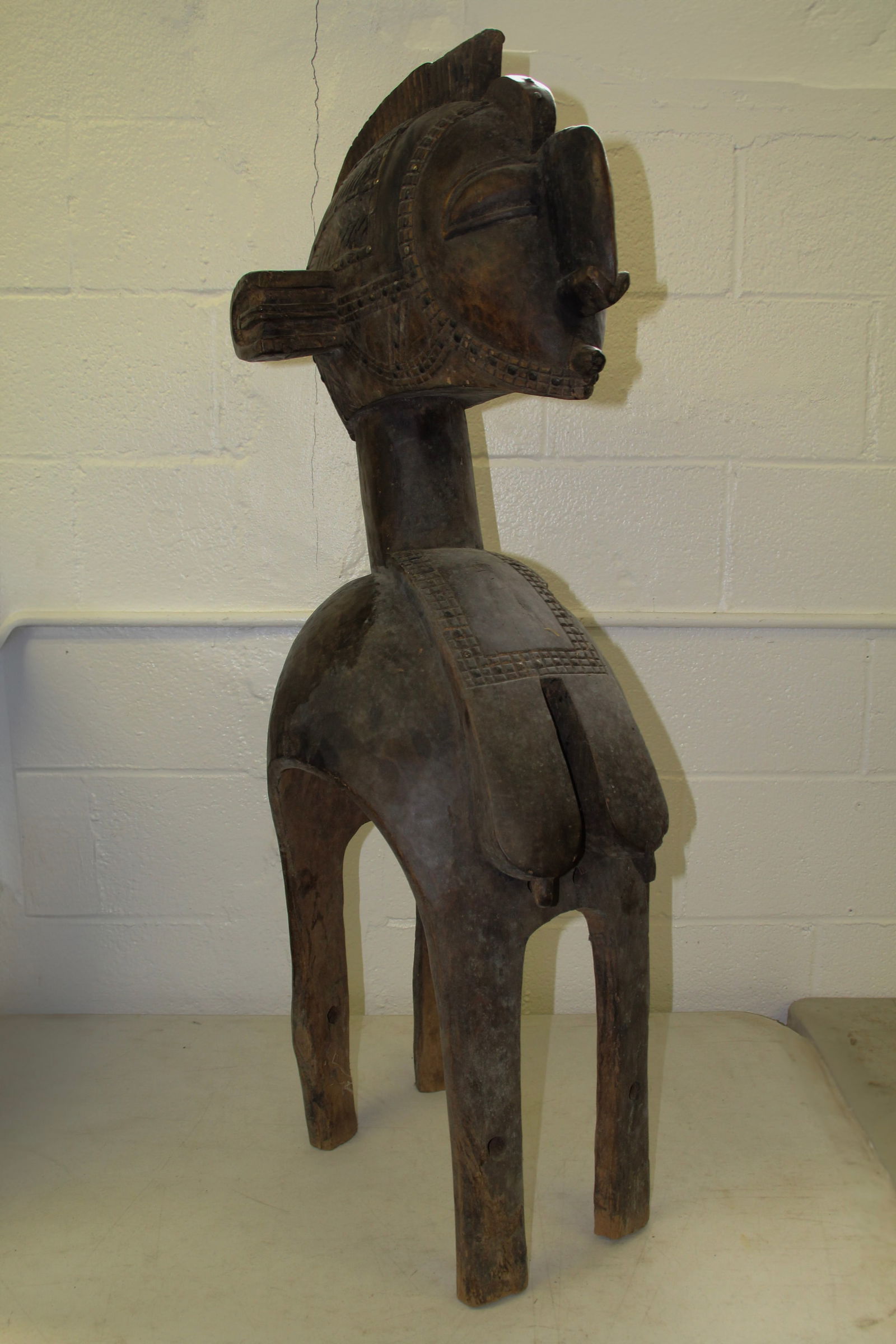 African Nimba Shoulder Mask (1 of 3)