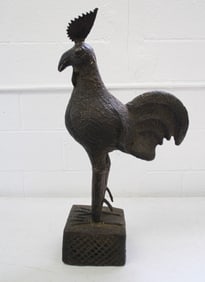 Benin Bronze Rooster