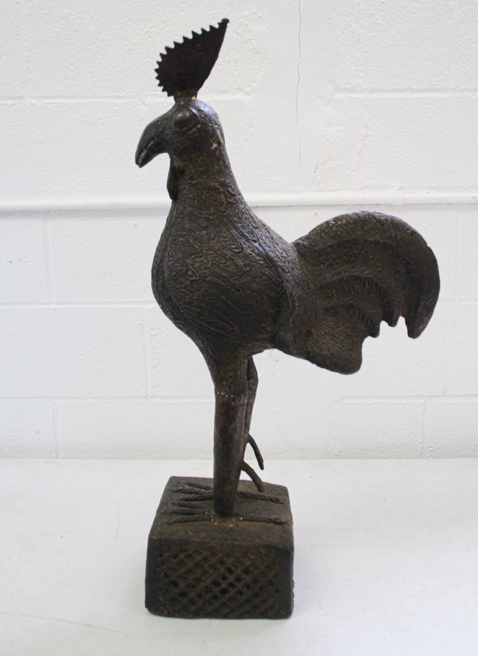Benin Bronze Rooster (1 of 5)
