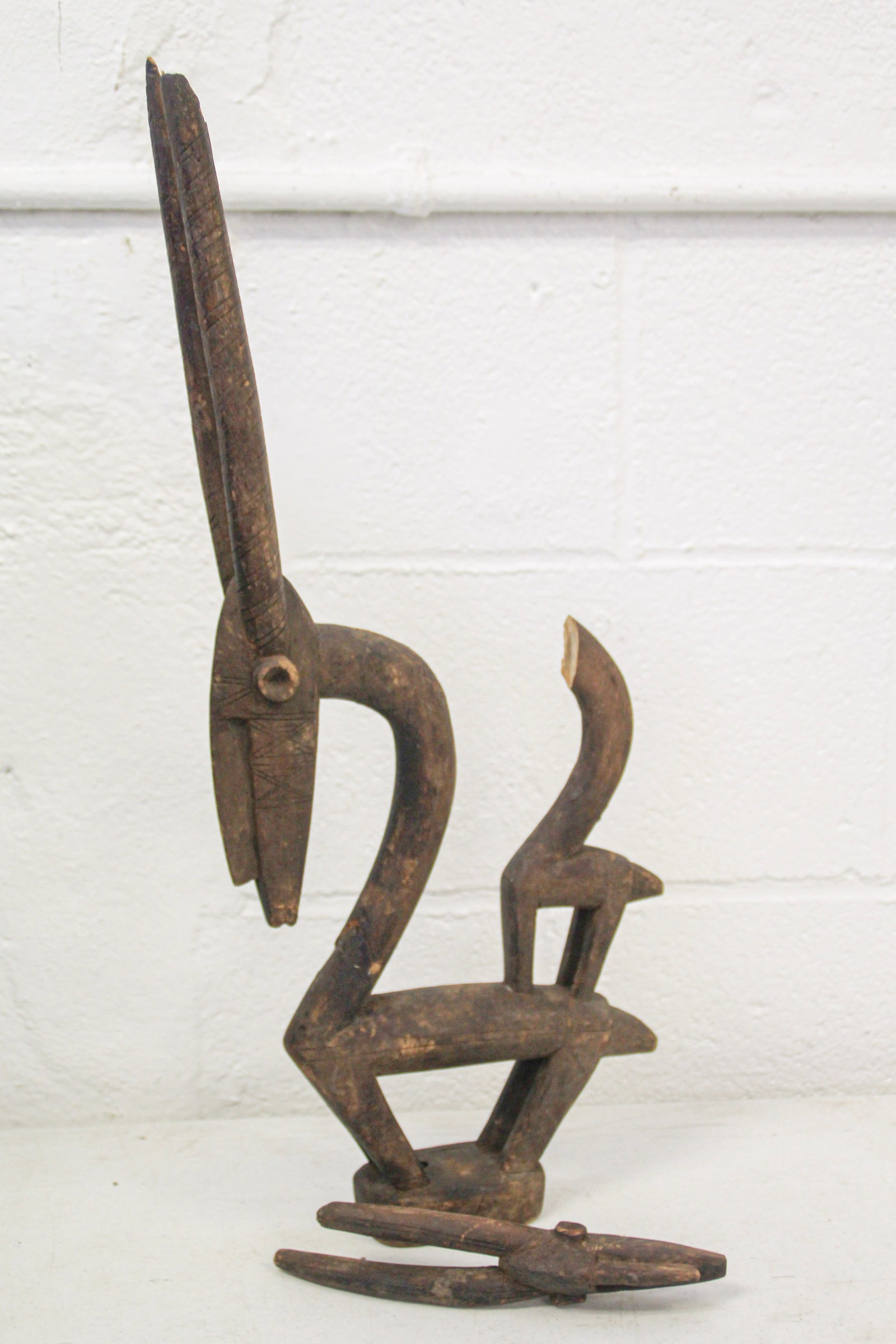 Female Bambara West African: Approx 23 1/2" tall. Shipping available