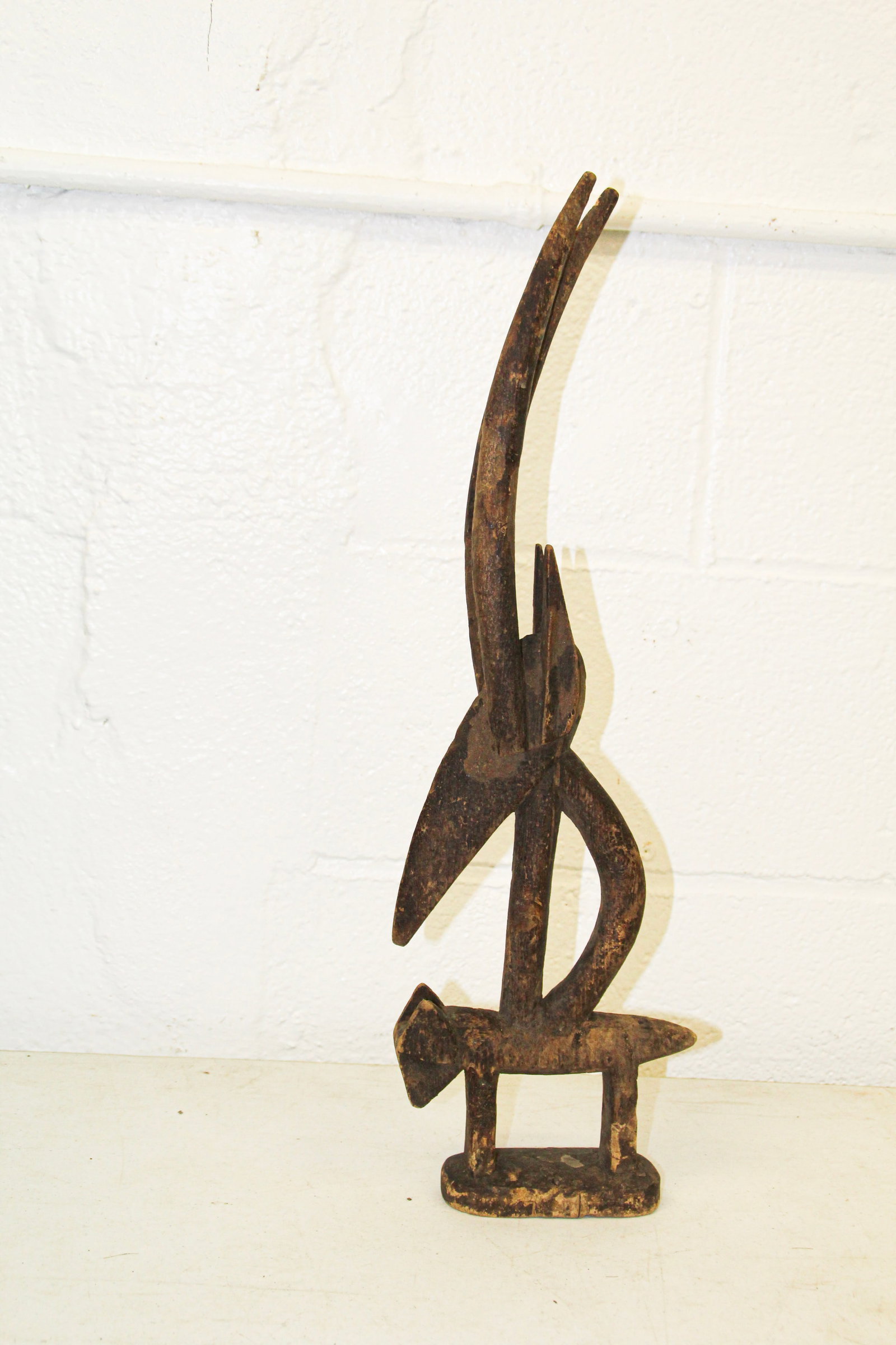 Male Bambara West African: Approx 21 1/4" tall. Shipping available