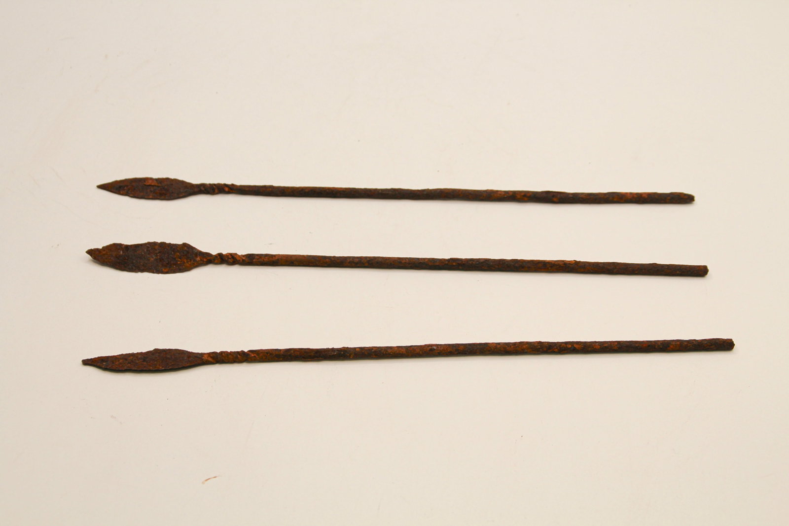 Cylindrical Snake Spears: Apprx 5/8" wide and 11 1/2" long. Shipping available