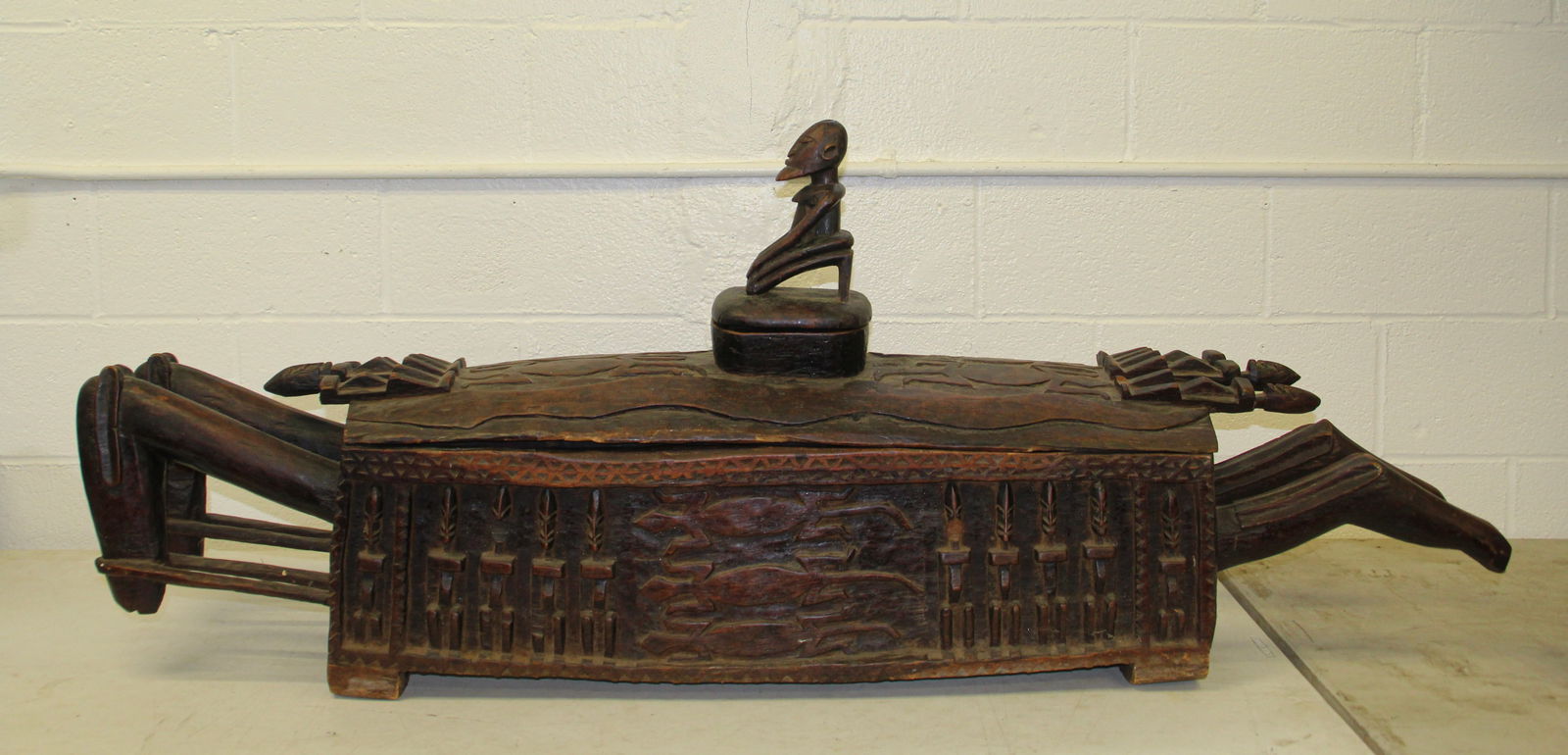 African Mali Dogon Ceremonial Box (1 of 8)