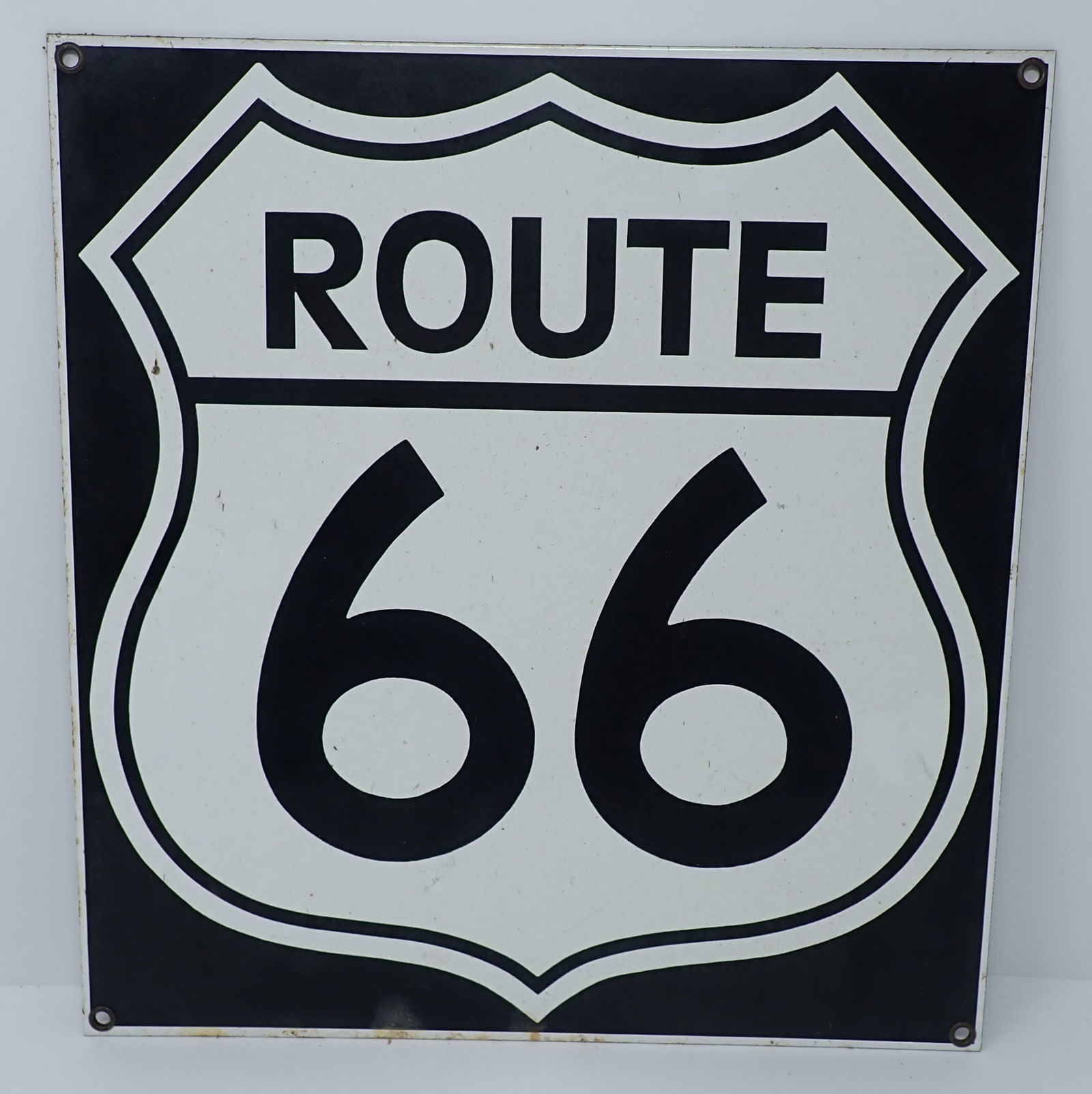 Porcelain Route 66 Sign (1 of 2)