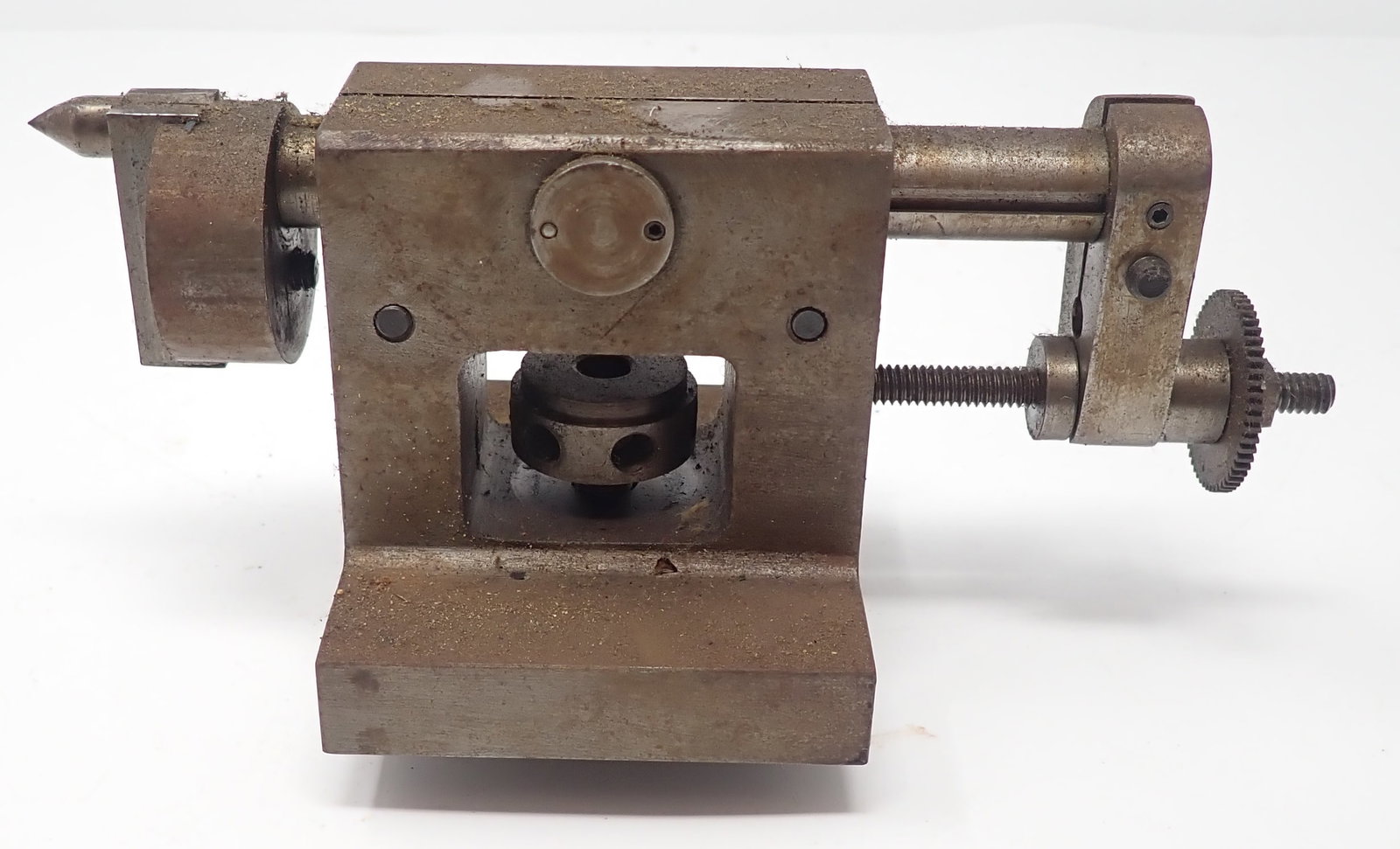 Lathe Tailstock: Base is apprx 3" x 3 1/2". Shipping available