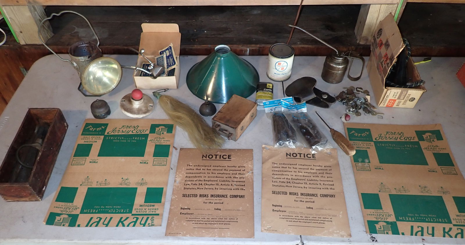 NOS Egg Cartons Pistol Holster & Misc: No in house shipping