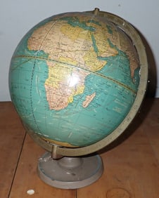 Cram's Universal Terrestrial Globe 10 1/2"