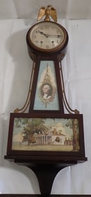 Seth Thomas George Washington Banjo Clock