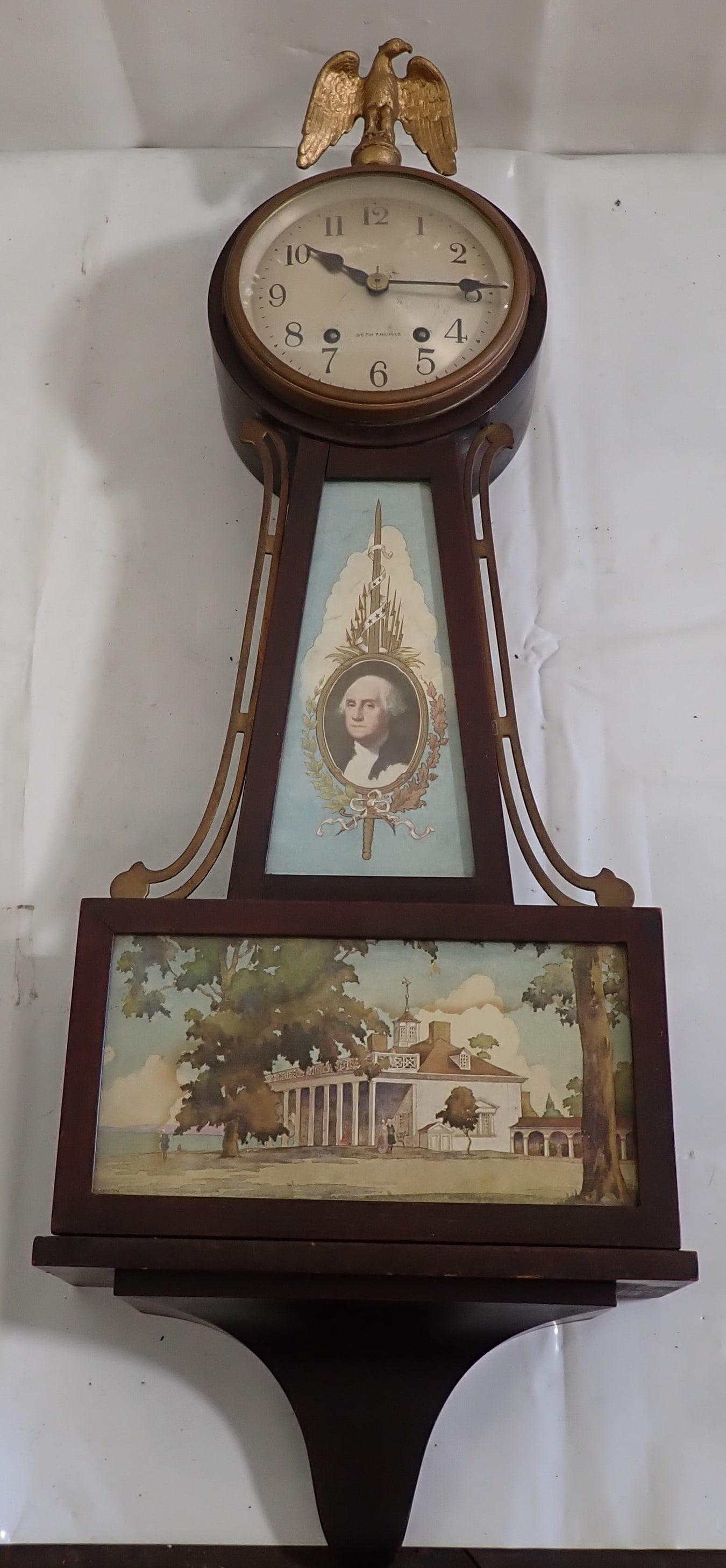 Seth Thomas George Washington Banjo Clock (1 of 5)