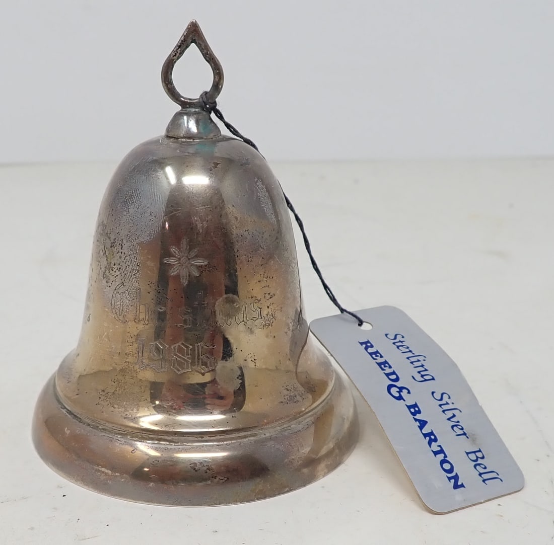 Reed & Barton Sterling Silver Christmas Bell (1 of 2)